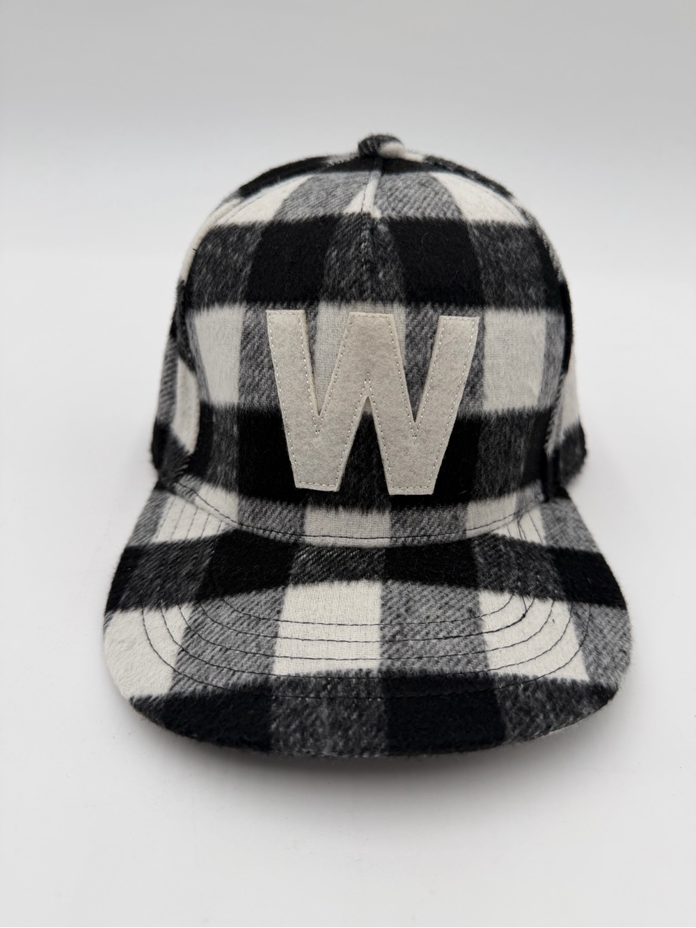 NWT Woolrich x Target Adult Buffalo Check Flat Brim Hat